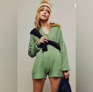 Free People Picnic Sweater Romper
